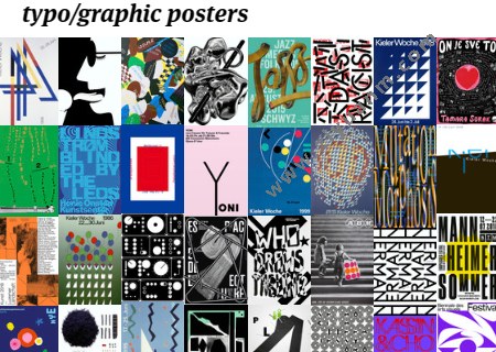 typo/graphic posters
