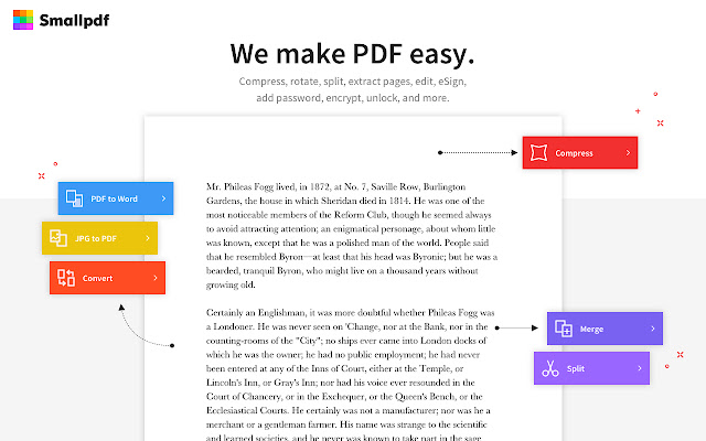 Smallpdf - 编辑、压缩与转换PDF文件