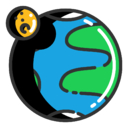 世界地图网logo图标