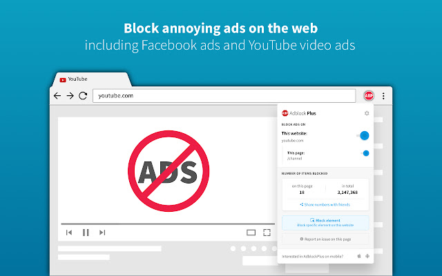 Adblock Plus 广告拦截器