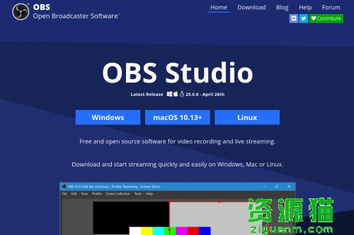 OBS（Open Broadcaster Software）
